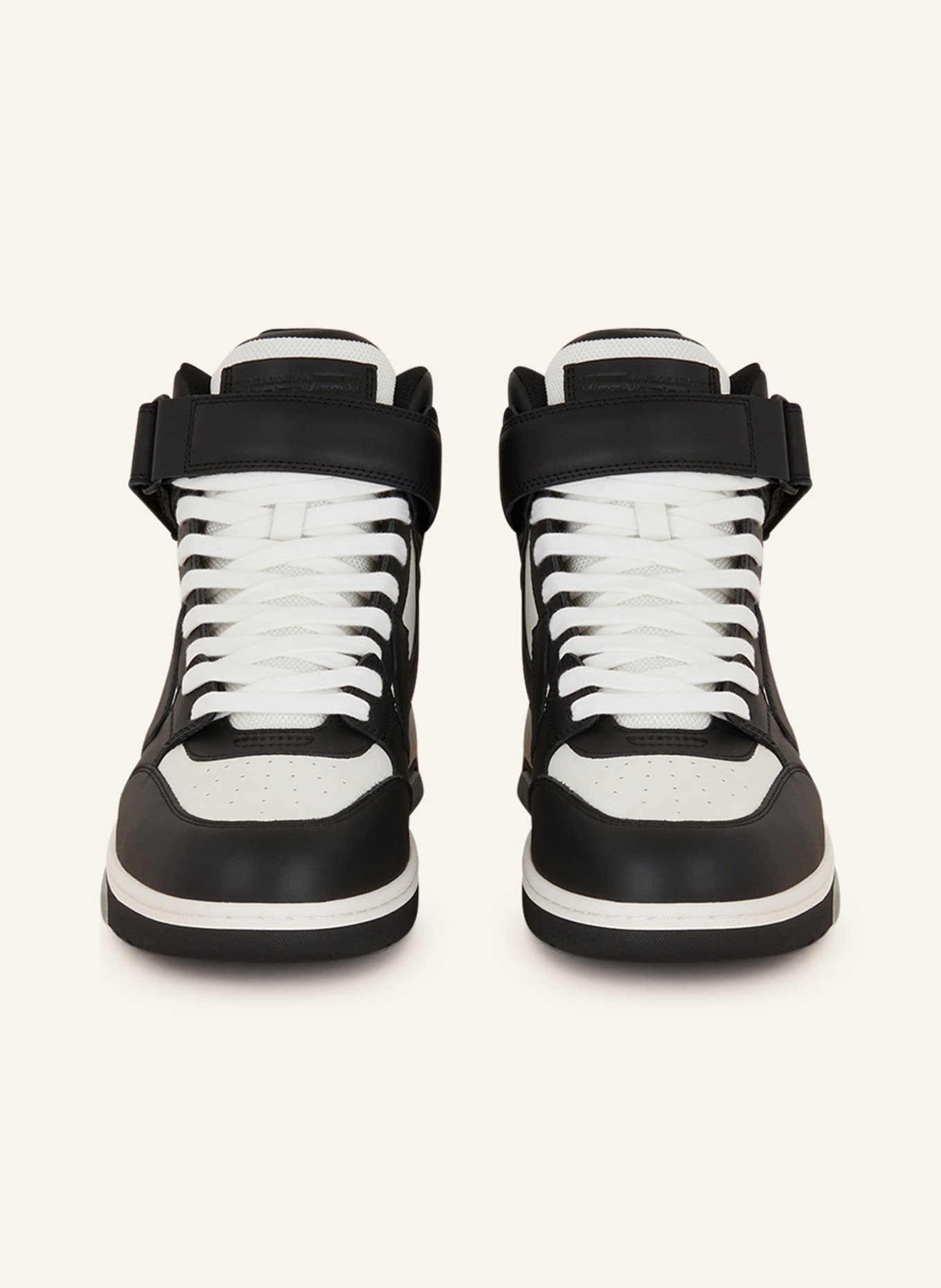 Off-White High-top sneakers OUT OF OFFICE, Color: BLACK/ WHITE (Image 3)