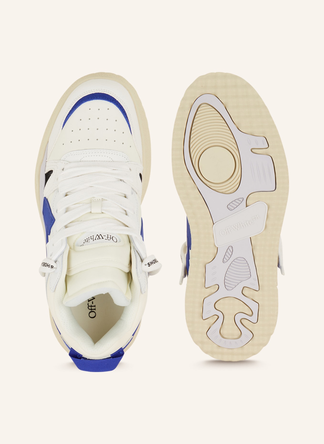 Off-White Sneaker SPONGE, Farbe: WEISS/ BLAU/ SCHWARZ (Bild 5)