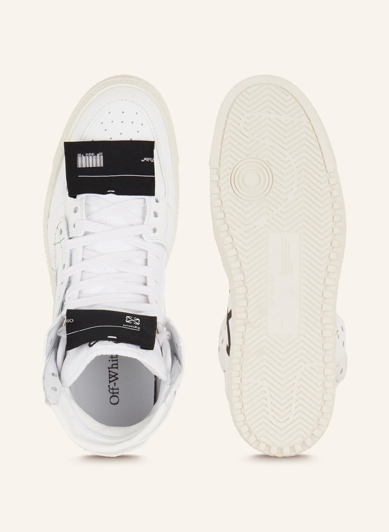 Off-White High-top sneakers OFF COURT 3.0, Color: BLACK/ WHITE (Image 5)