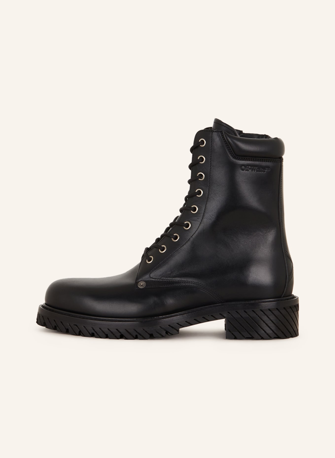 Off-White Lace-up boots, Color: BLACK (Image 4)