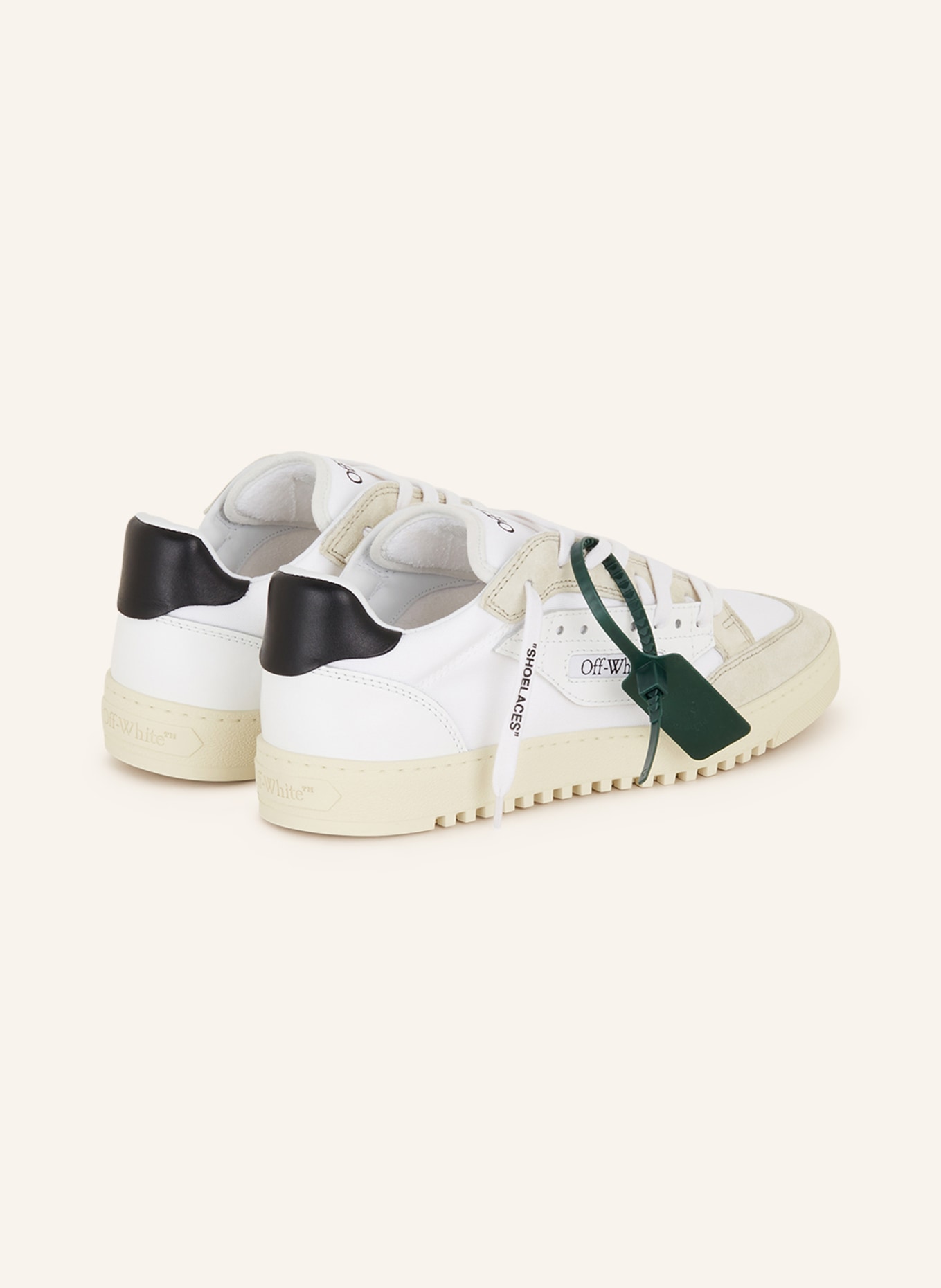 Off-White Sneakers 5.0, Color: BLACK/ WHITE/ BEIGE (Image 2)