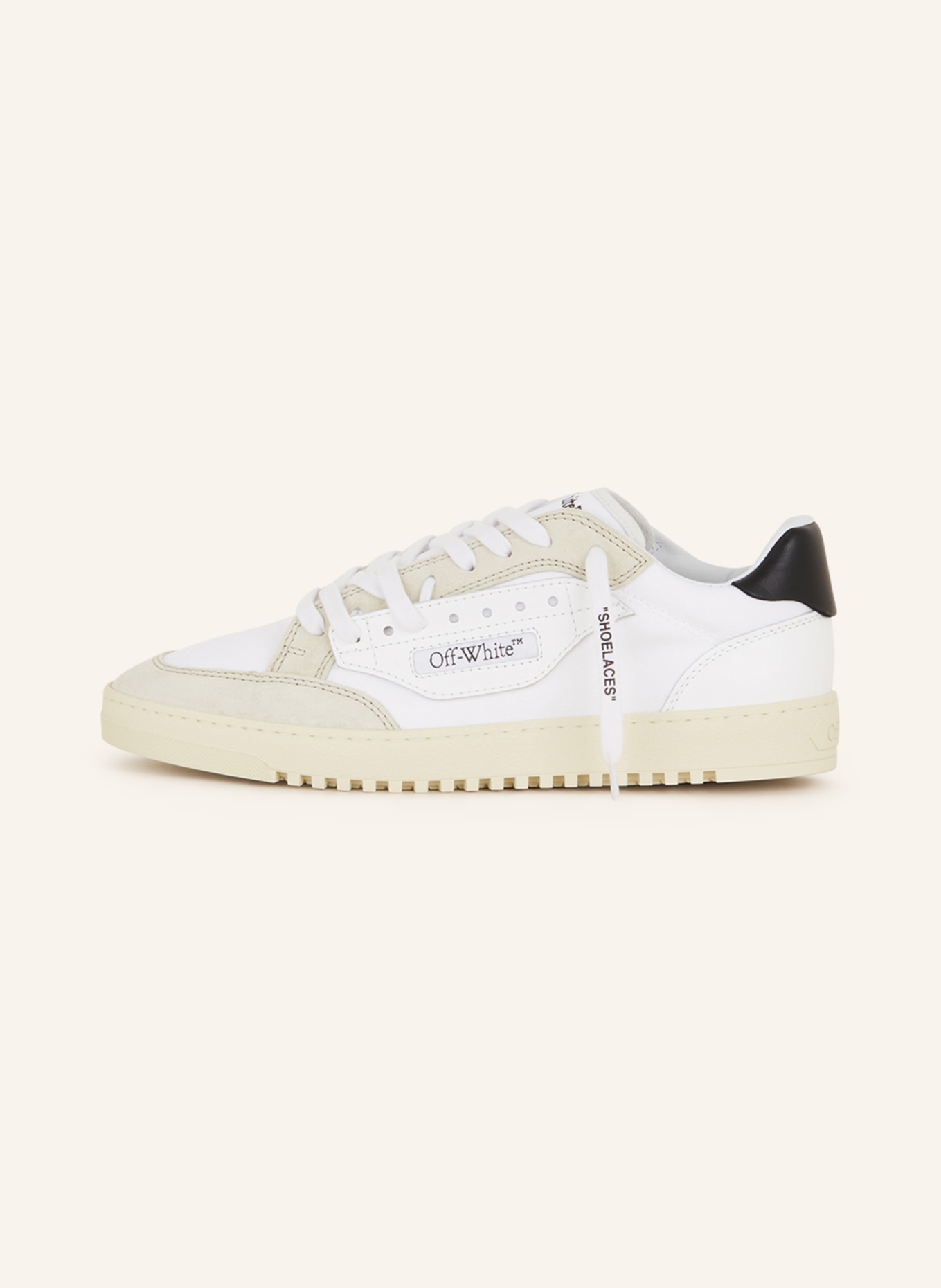 Off-White Sneakers 5.0, Color: BLACK/ WHITE/ BEIGE (Image 4)