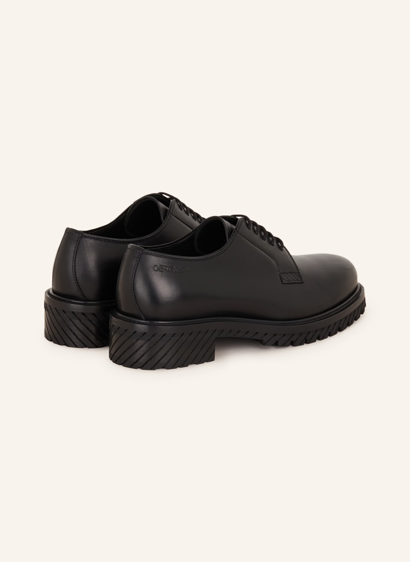 Off-White Lace-Up shoes MILITARY DERBY, Color: BLACK (Image 2)