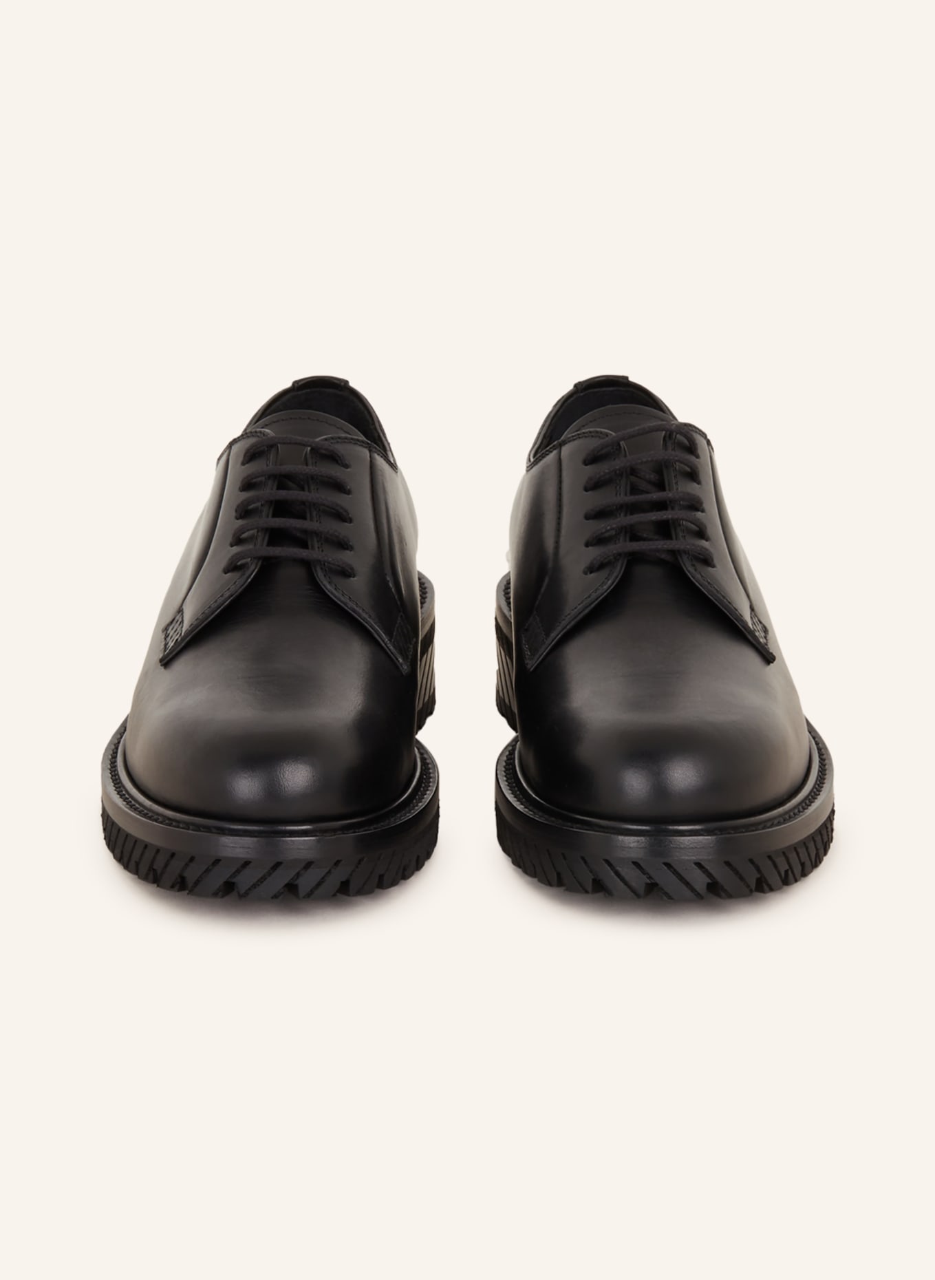 Off-White Lace-Up shoes MILITARY DERBY, Color: BLACK (Image 3)