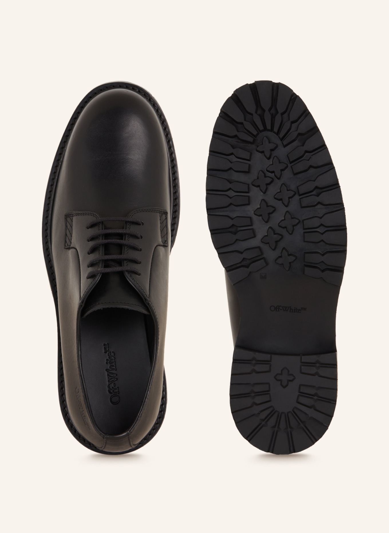 Off-White Lace-Up shoes MILITARY DERBY, Color: BLACK (Image 5)