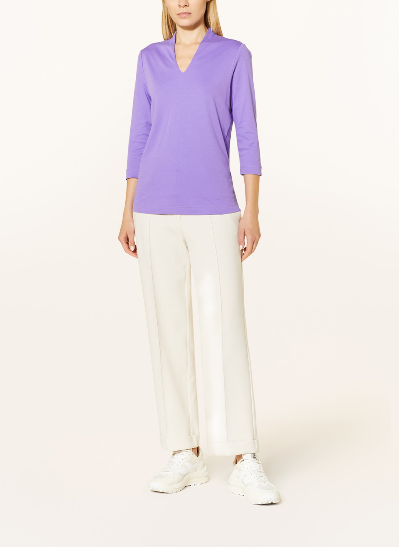ZAÍDA Shirt with 3/4 sleeves, Color: PURPLE (Image 2)