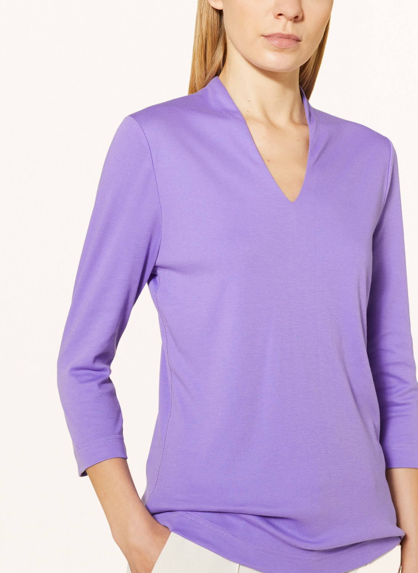 ZAÍDA Shirt with 3/4 sleeves, Color: PURPLE (Image 4)