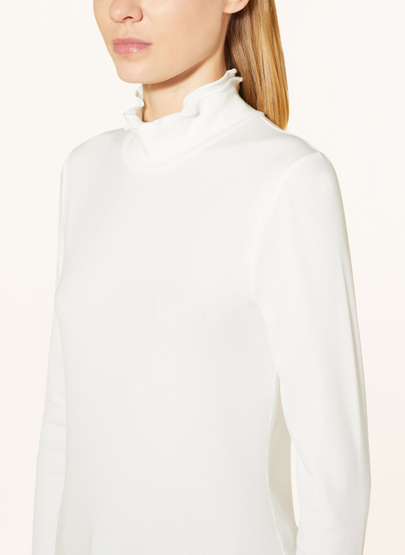 ZAÍDA Long sleeve shirt, Color: WHITE (Image 4)