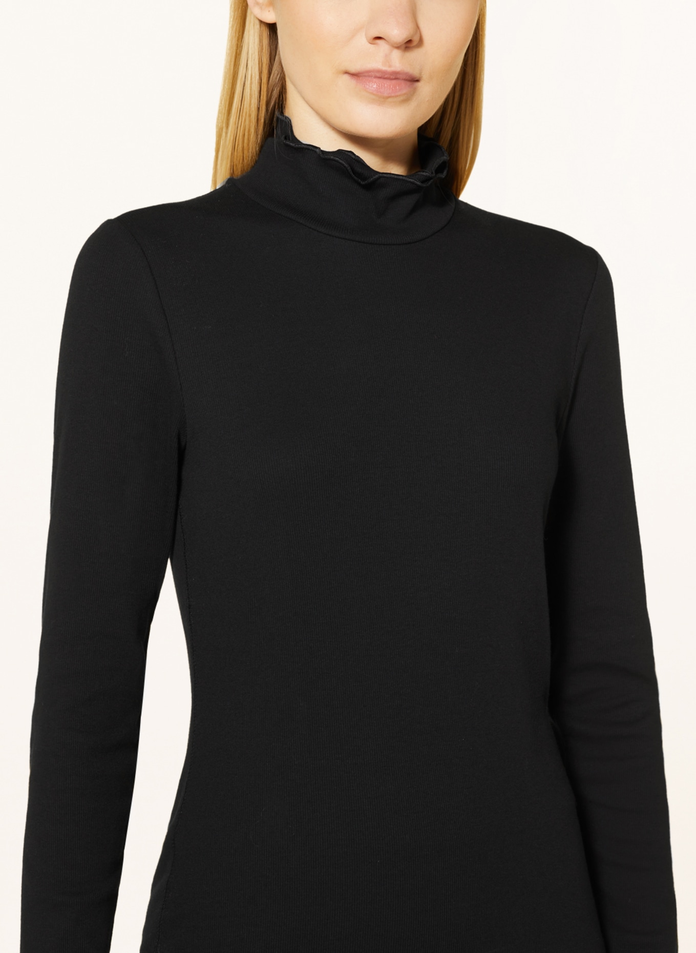 ZAÍDA Long sleeve shirt, Color: BLACK (Image 4)