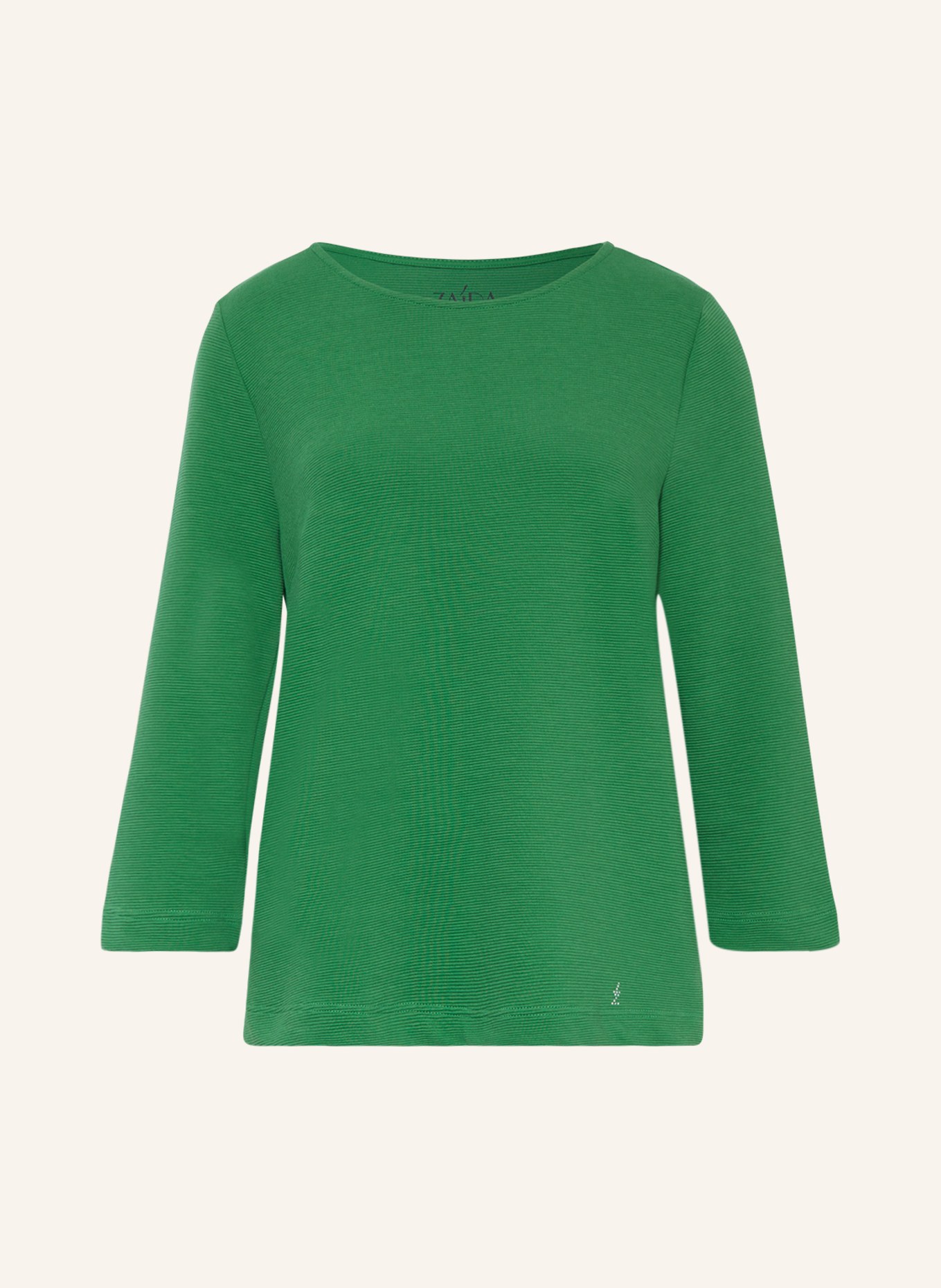ZAÍDA Shirt with 3/4 sleeves, Color: GREEN (Image 1)