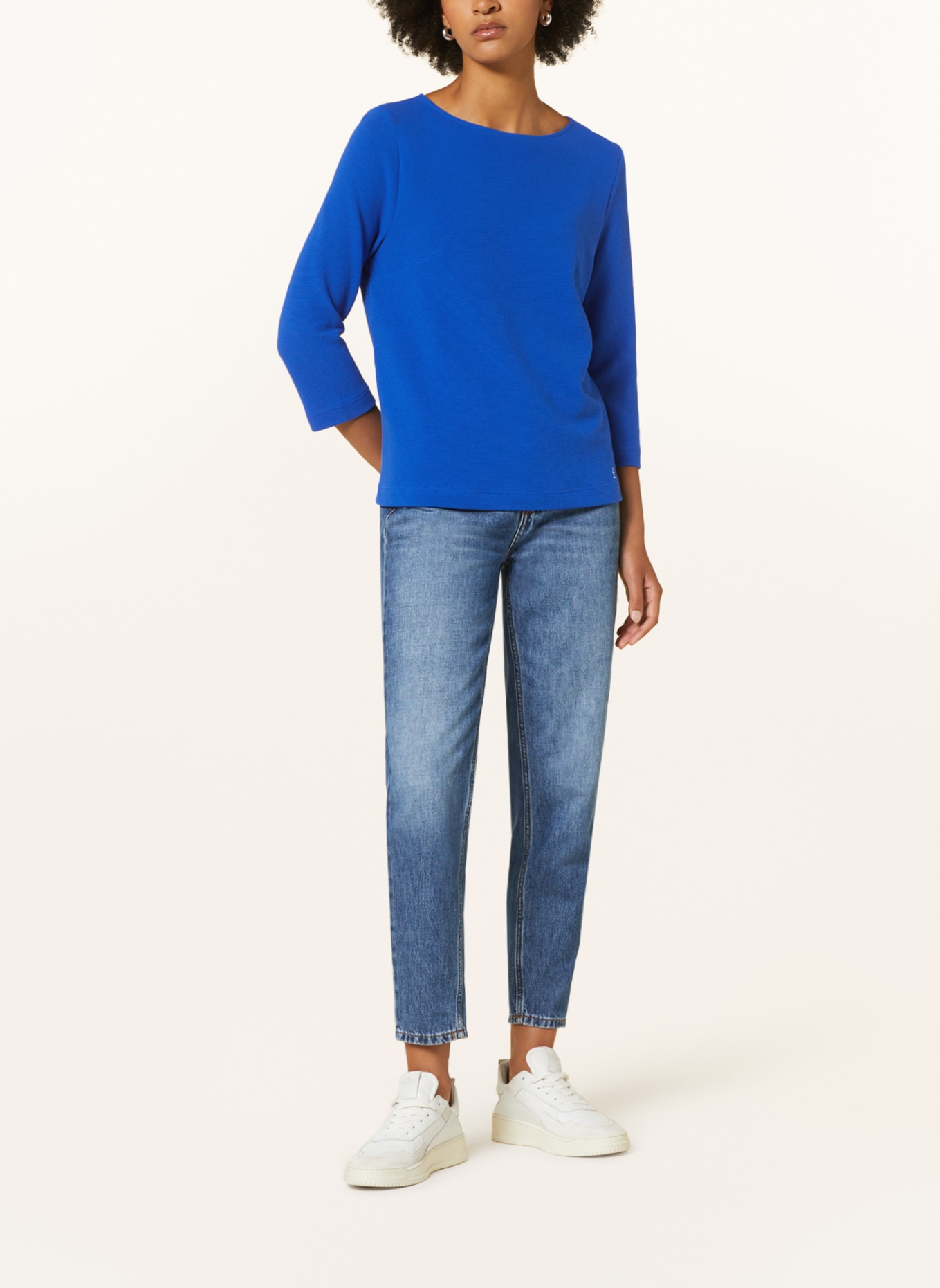 ZAÍDA Shirt with 3/4 sleeves, Color: BLUE (Image 2)
