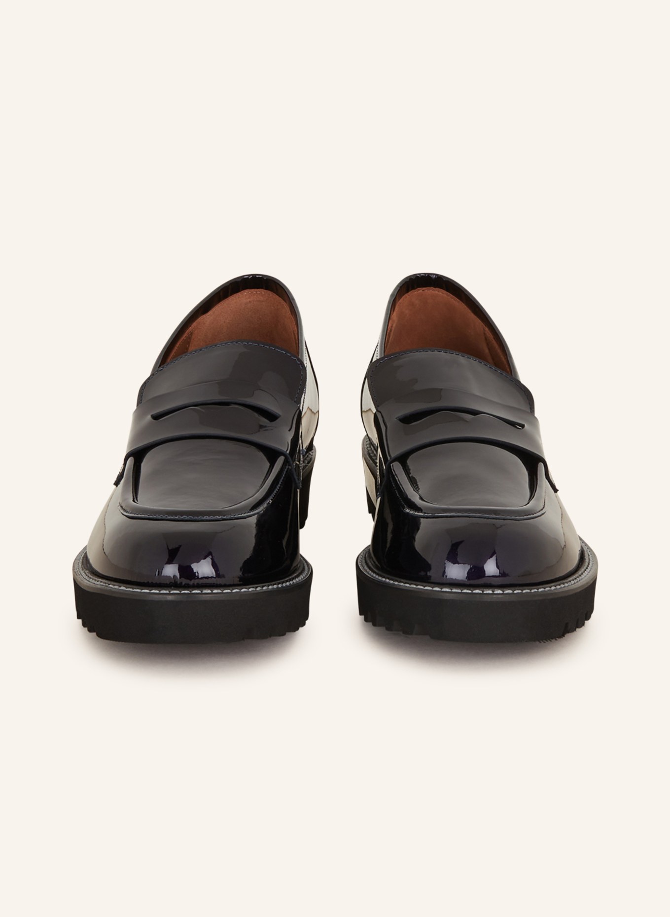 VIAMERCANTI Penny loafers OLIMPIA, Kolor: GRANATOWY (Obrazek 3)