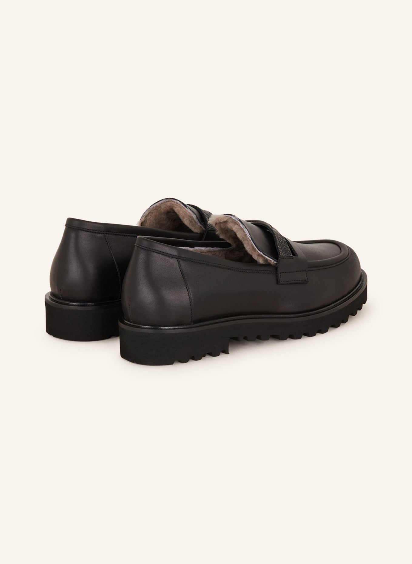 VIAMERCANTI Loafers ST OLIMPIA, Color: BLACK (Image 2)