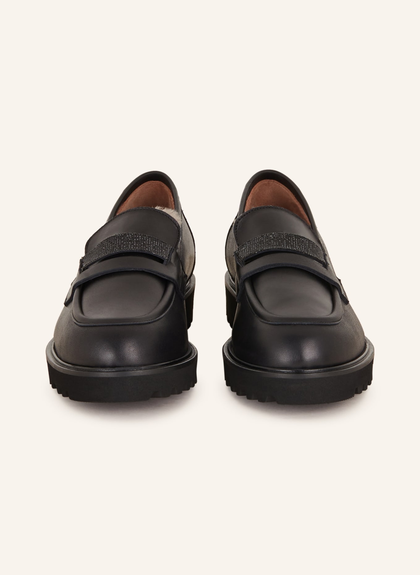 VIAMERCANTI Loafers ST OLIMPIA, Color: BLACK (Image 3)