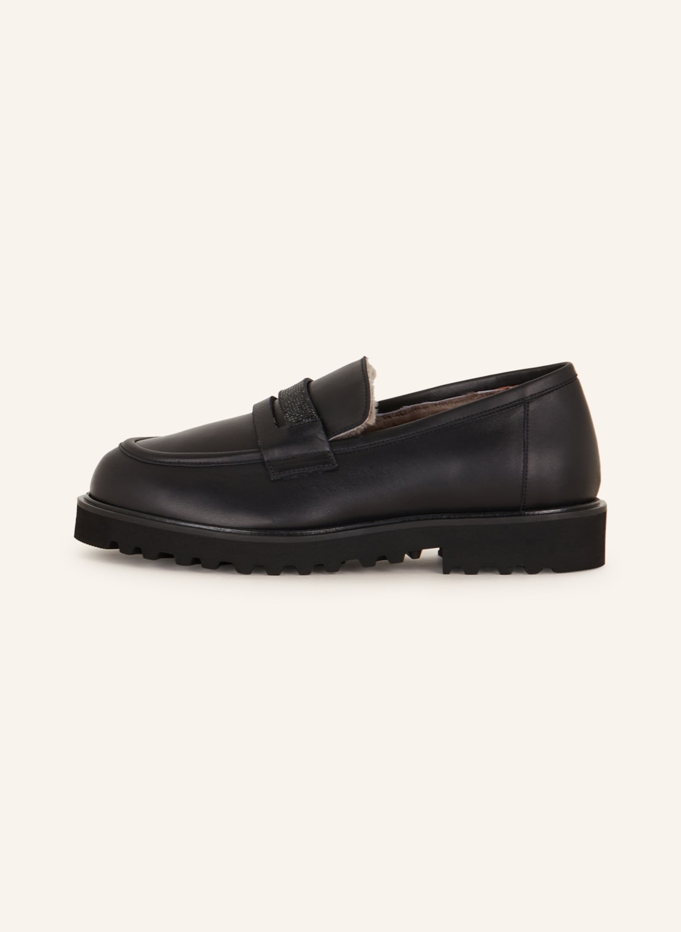VIAMERCANTI Loafers ST OLIMPIA, Color: BLACK (Image 4)