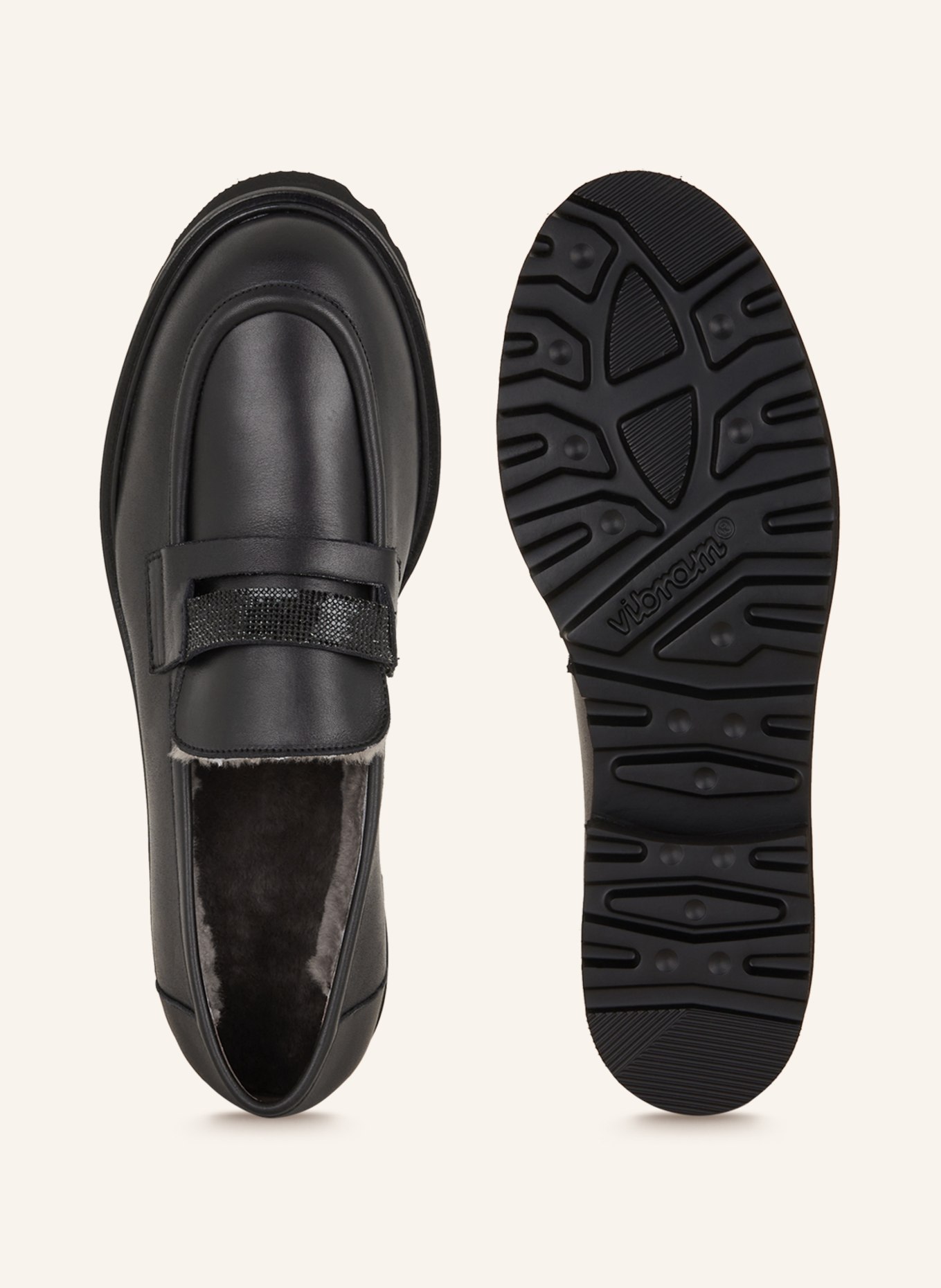 VIAMERCANTI Loafers ST OLIMPIA, Color: BLACK (Image 5)