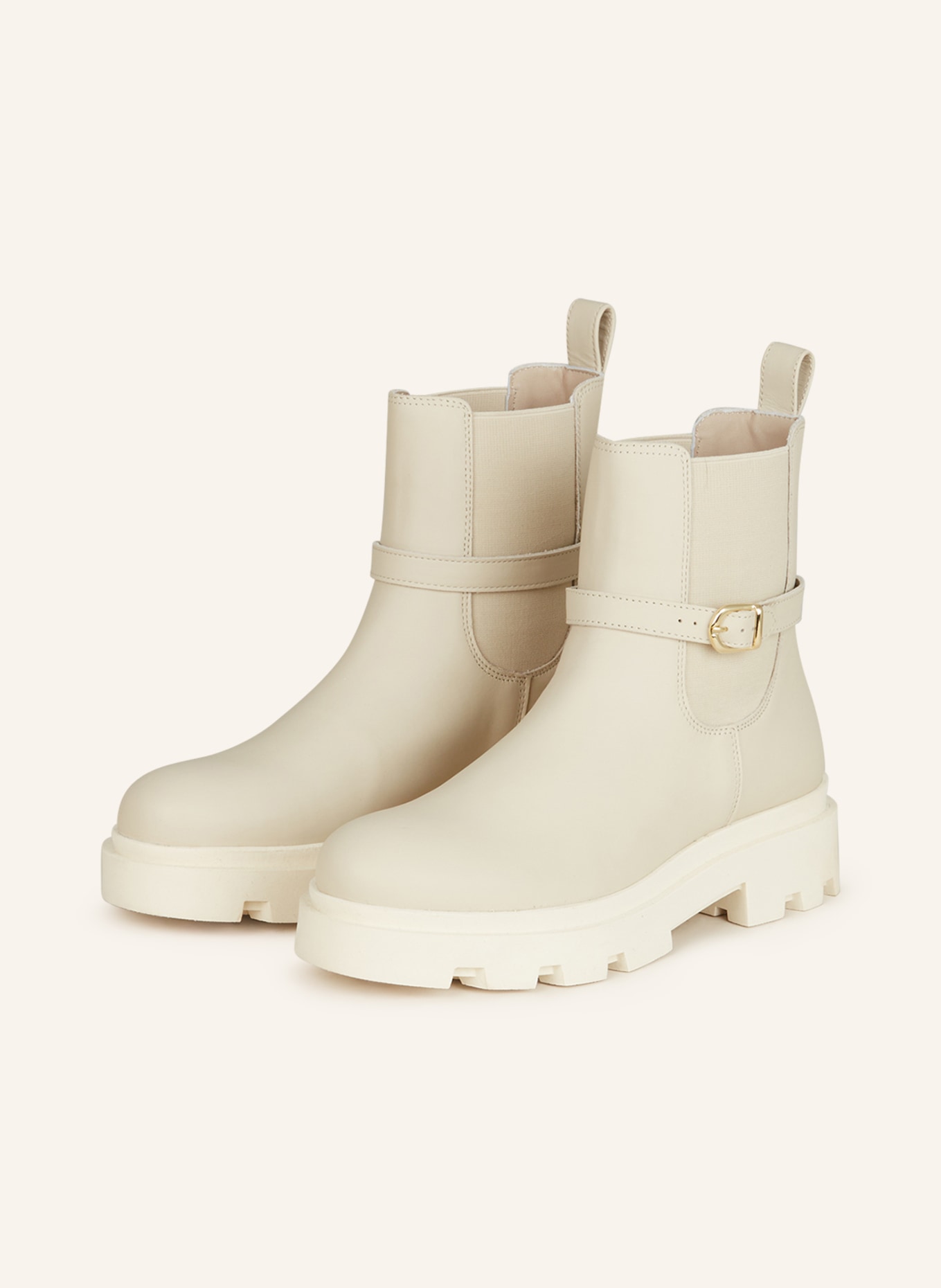HEY MARLY Chelsea-Boots CLASSY AESTHETIC, Farbe: CREME (Bild 1)
