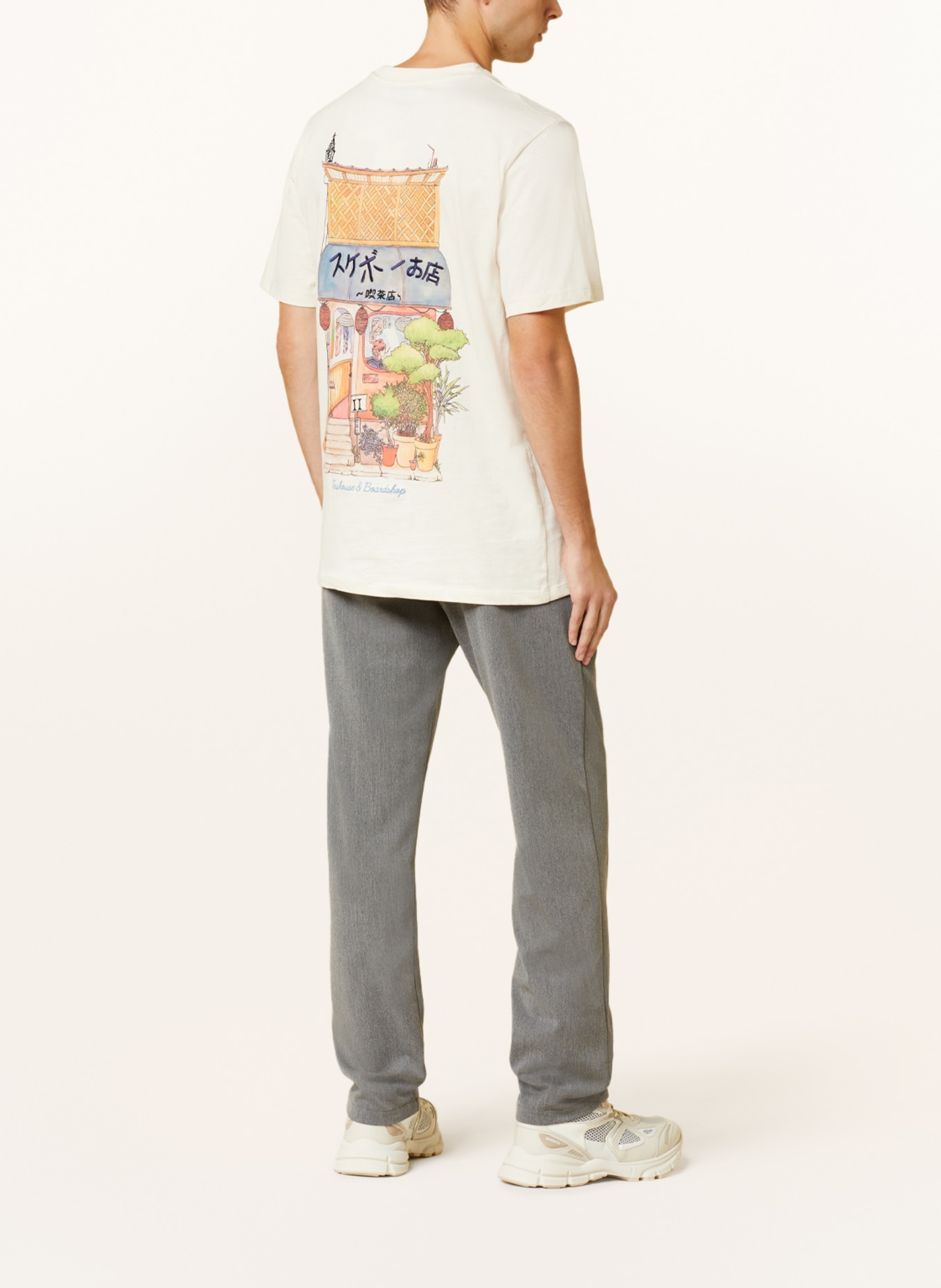 LES DEUX T-shirt HIROTO, Kolor: ECRU (Obrazek 3)