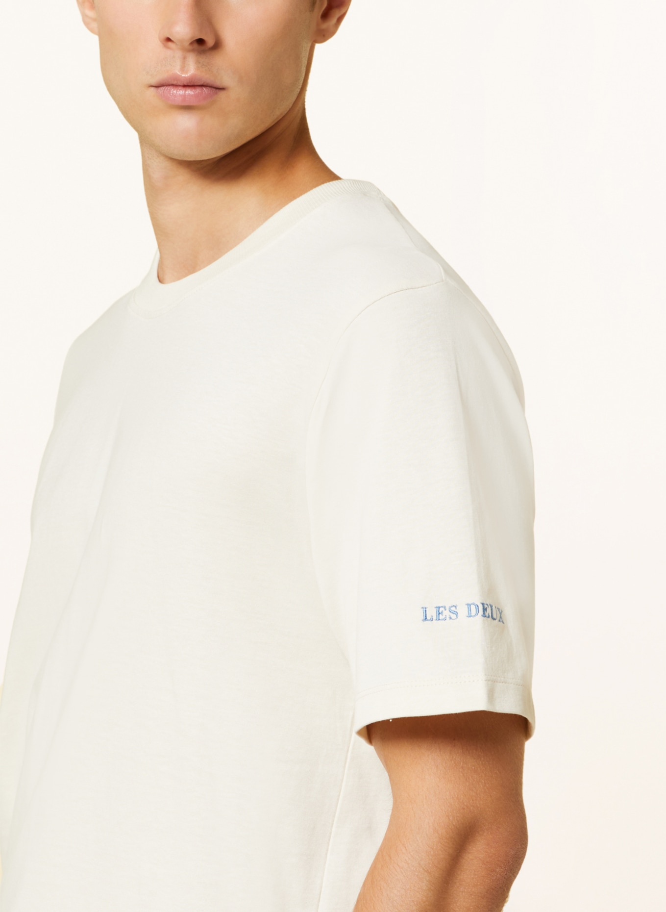 LES DEUX T-shirt HIROTO, Kolor: ECRU (Obrazek 5)