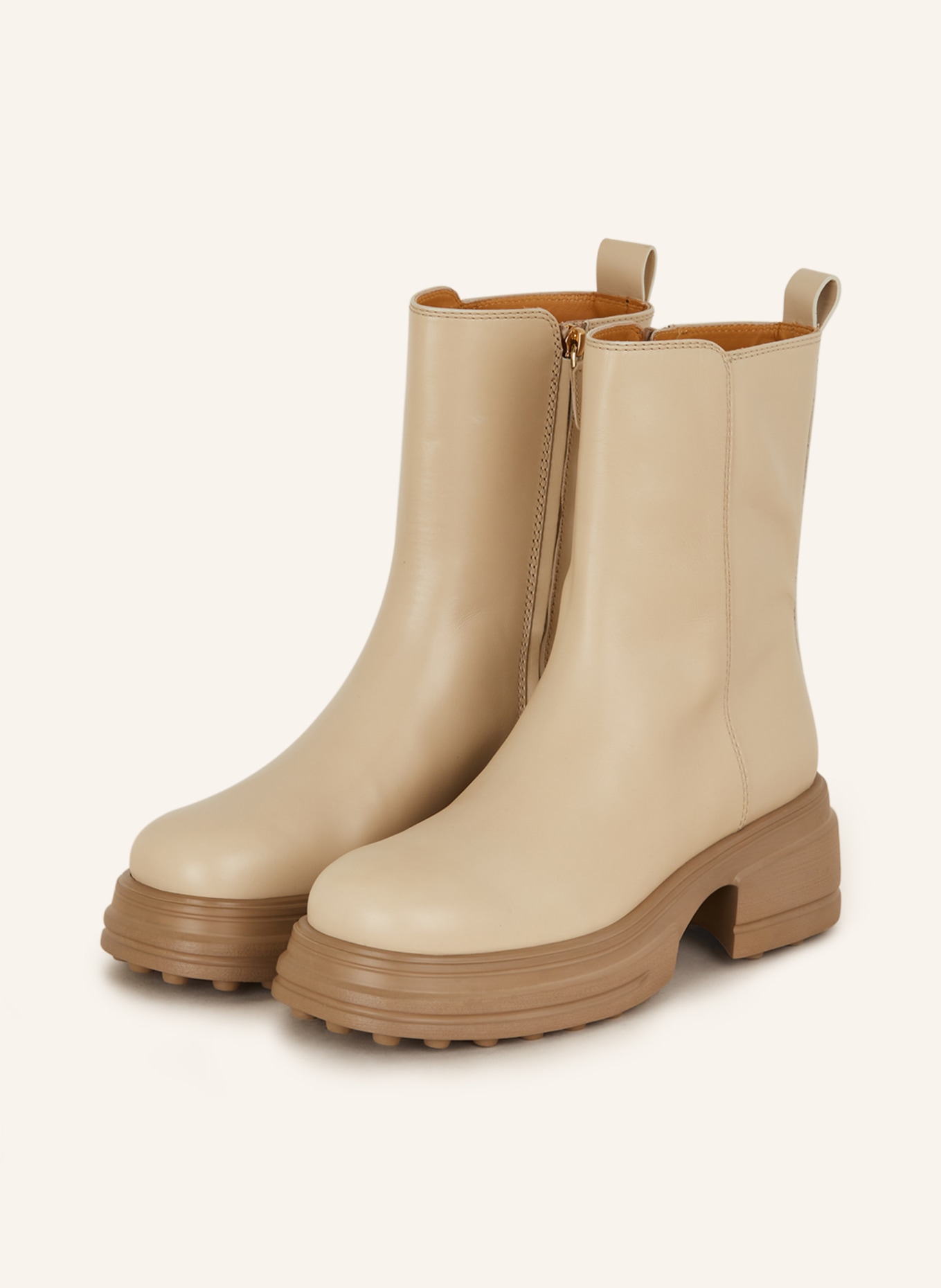 TOD'S Plateau-Boots, Farbe: CREME (Bild 1)