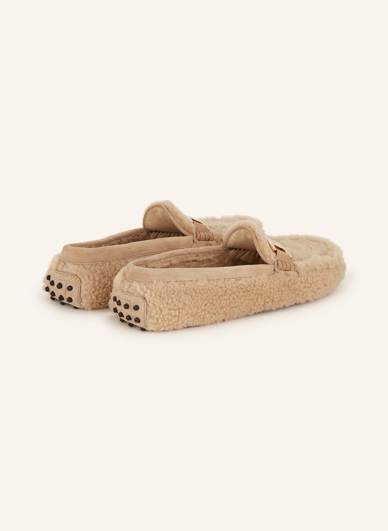 TOD'S Moccasins with real fur, Color: LIGHT BROWN (Image 2)