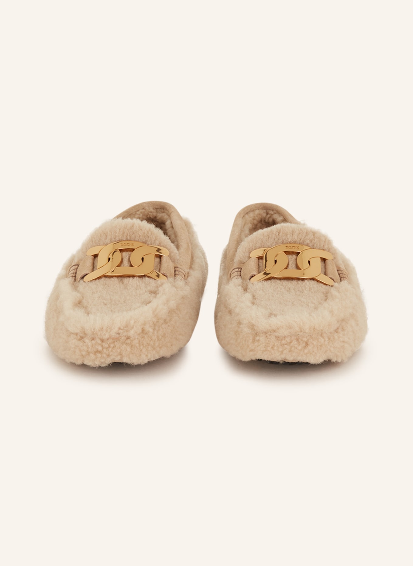 TOD'S Moccasins with real fur, Color: LIGHT BROWN (Image 3)