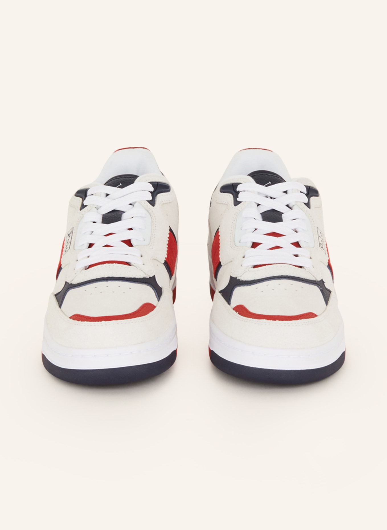 POLO RALPH LAUREN Sneakers MASTERS COURT, Color: CREAM/ RED/ BLUE (Image 3)