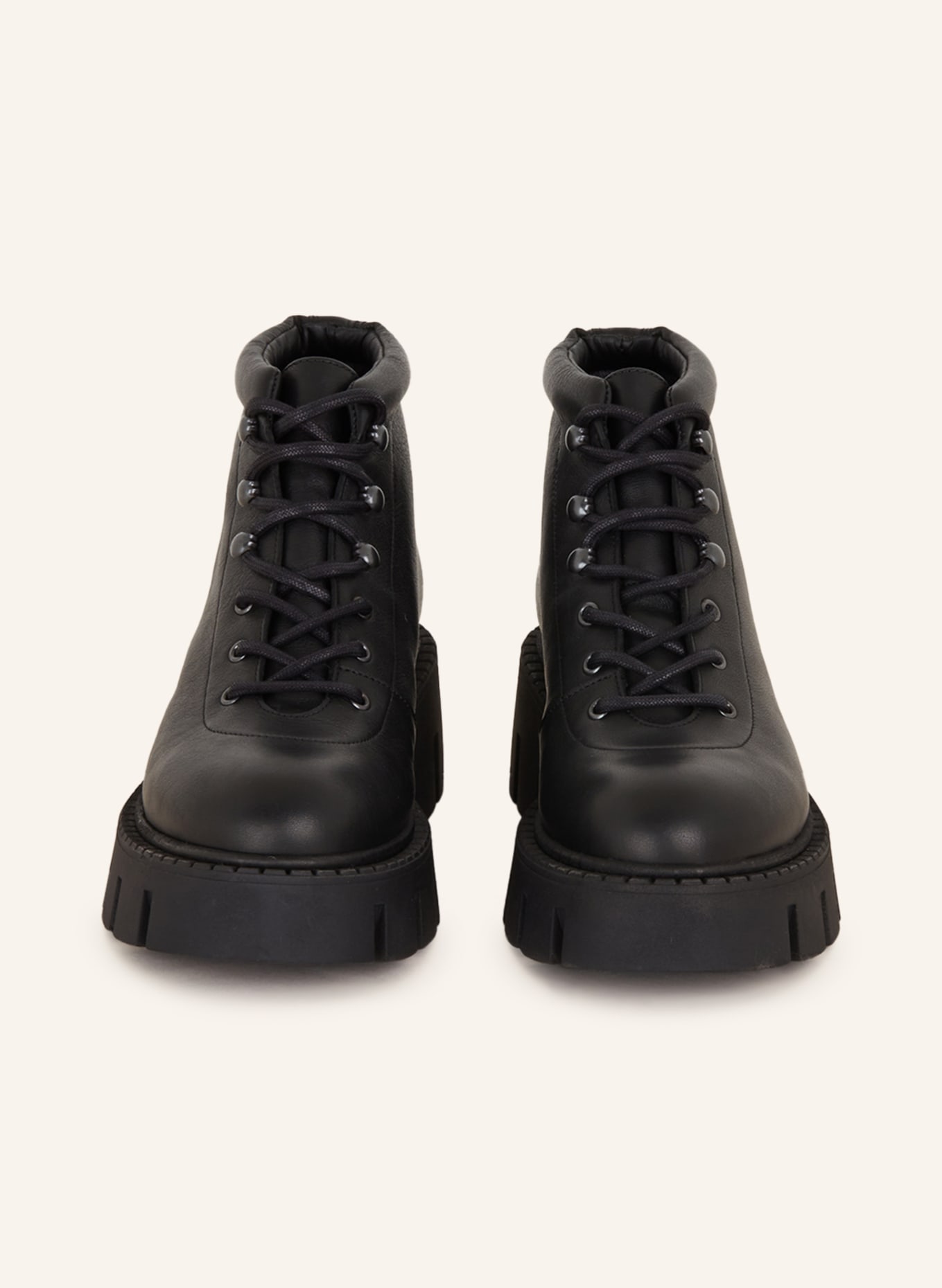 COPENHAGEN Lace-up boots CPH134, Color: BLACK (Image 3)