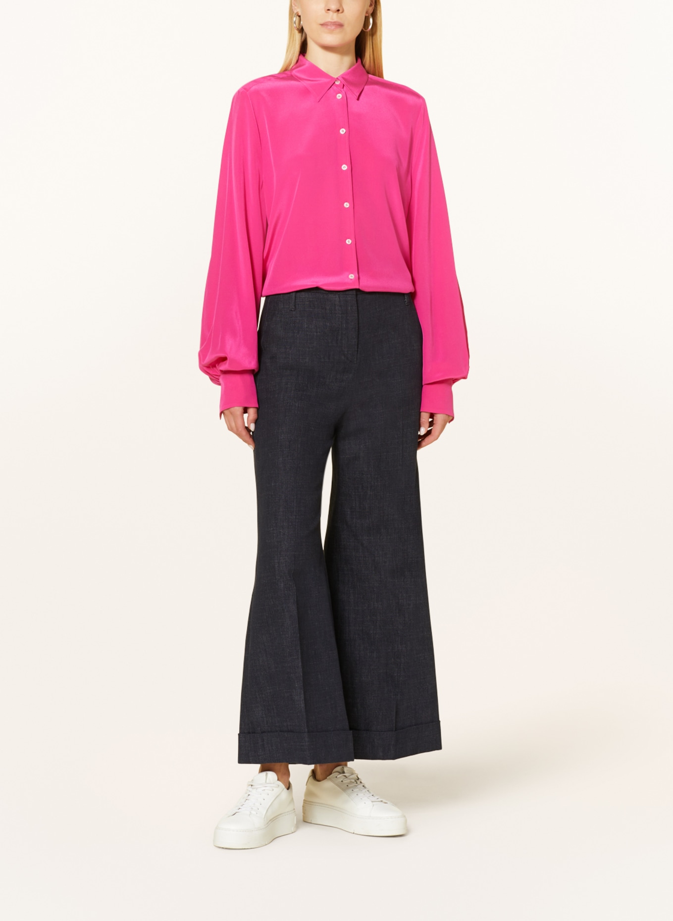 lilienfels Shirt blouse in silk, Color: PINK (Image 2)