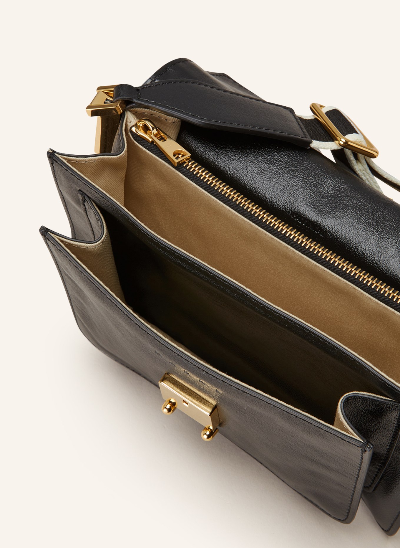MARNI Crossbody bag TRUNK SOFT MEDIUM, Color: BLACK (Image 3)