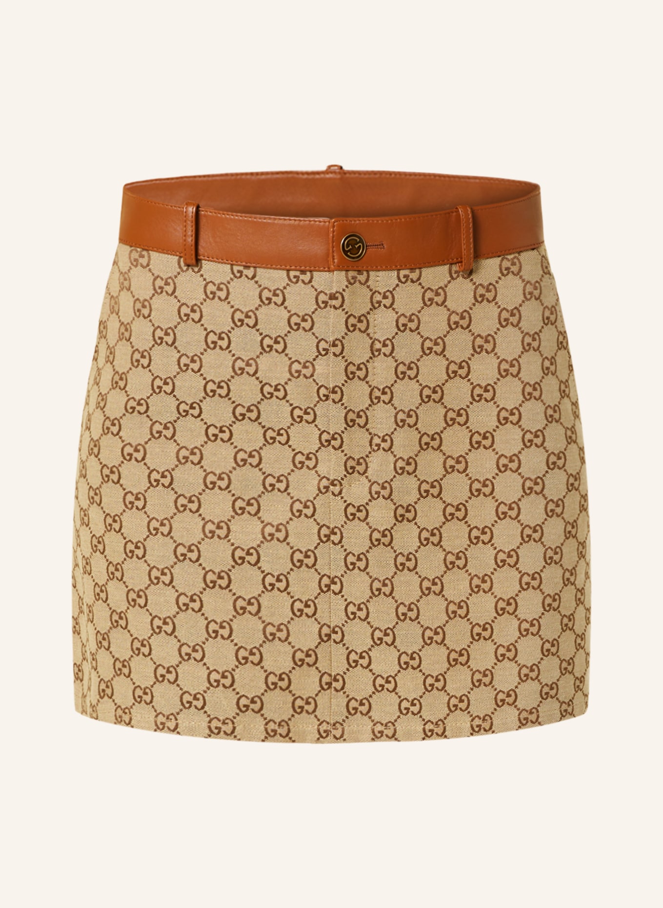 GUCCI Skirt, Color: COGNAC/ DARK BROWN/ BEIGE (Image 1)