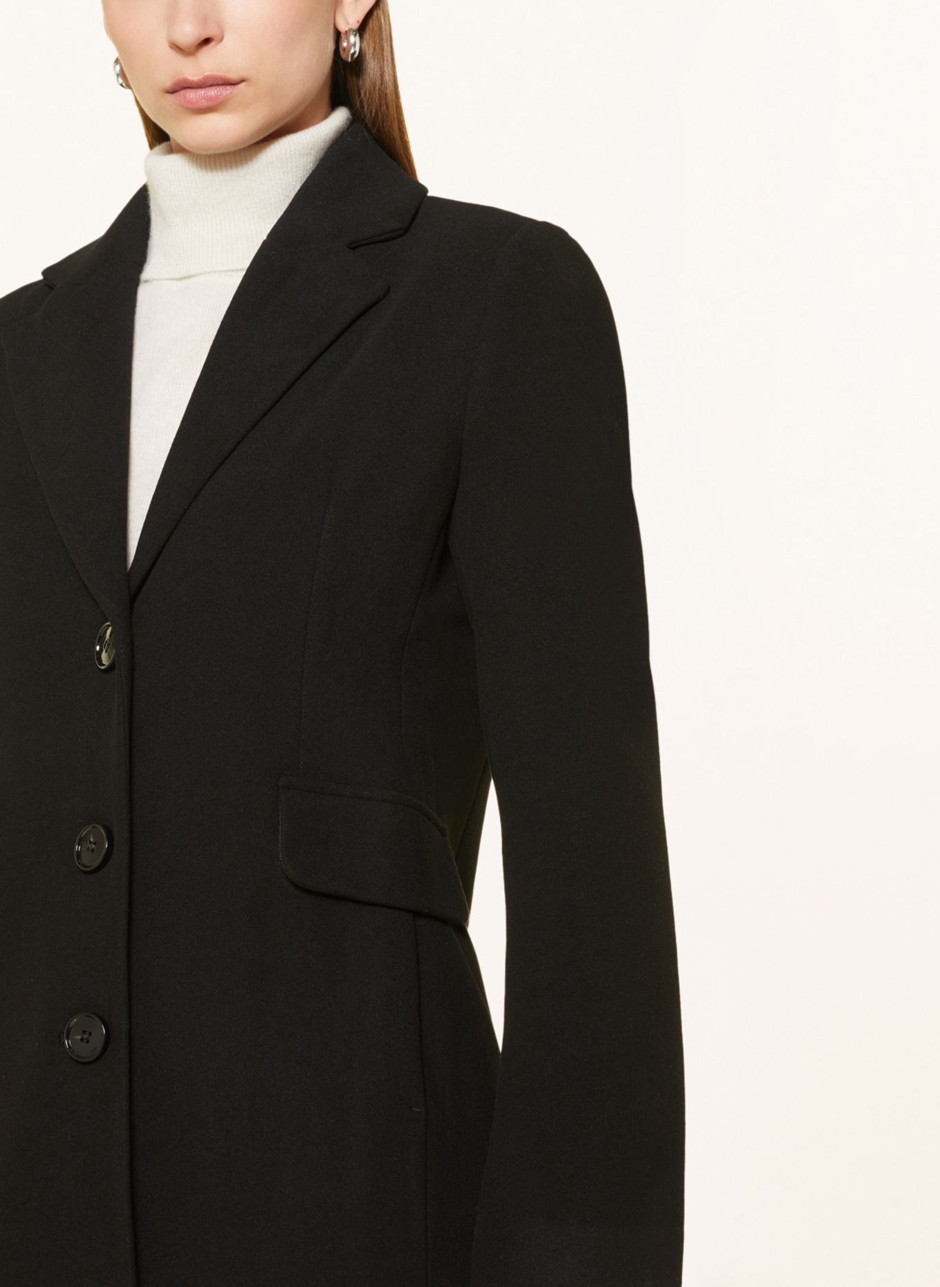 MORE & MORE Coat, Color: BLACK (Image 4)