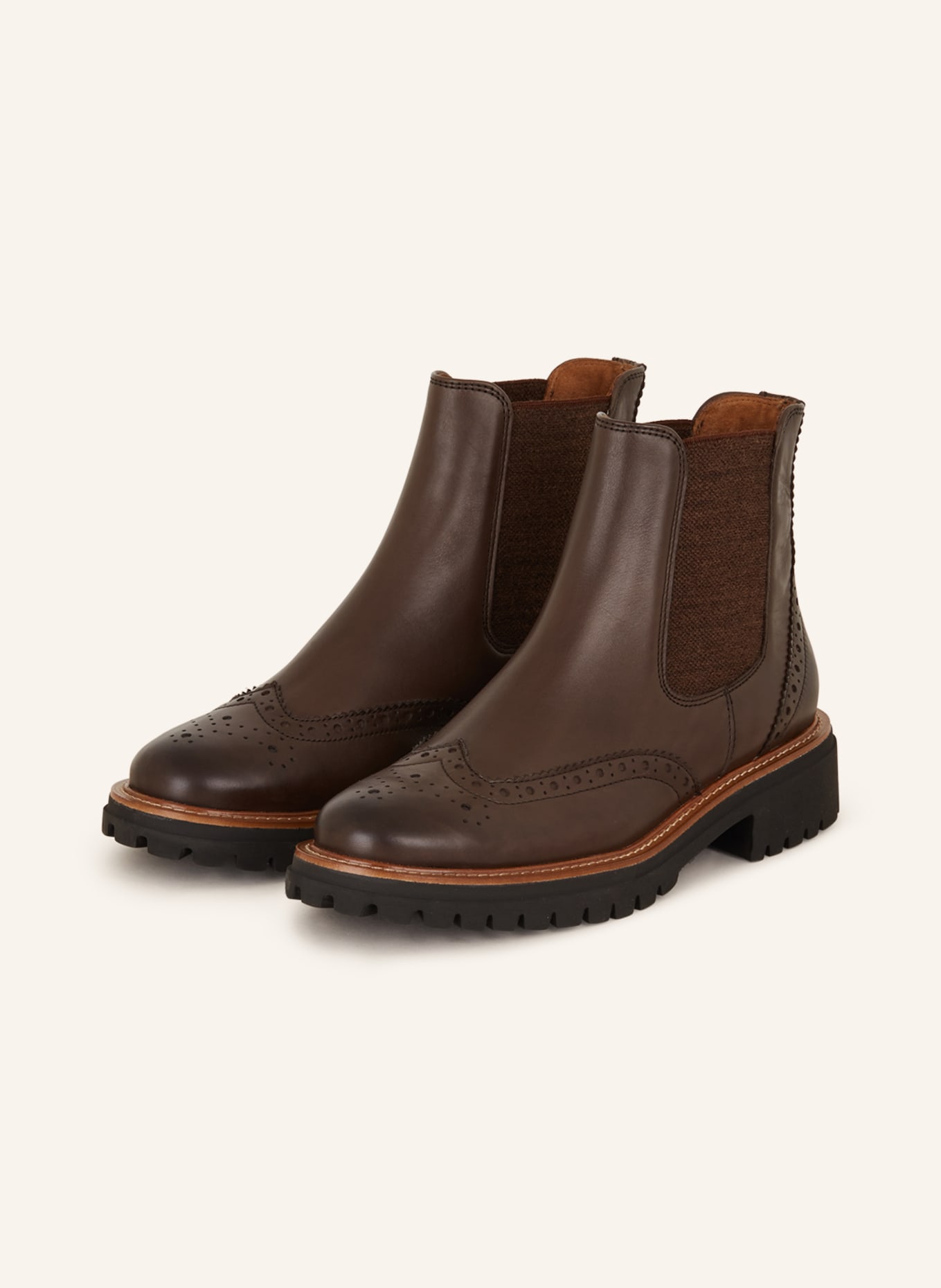 paul green Chelsea boots, Color: BROWN (Image 1)