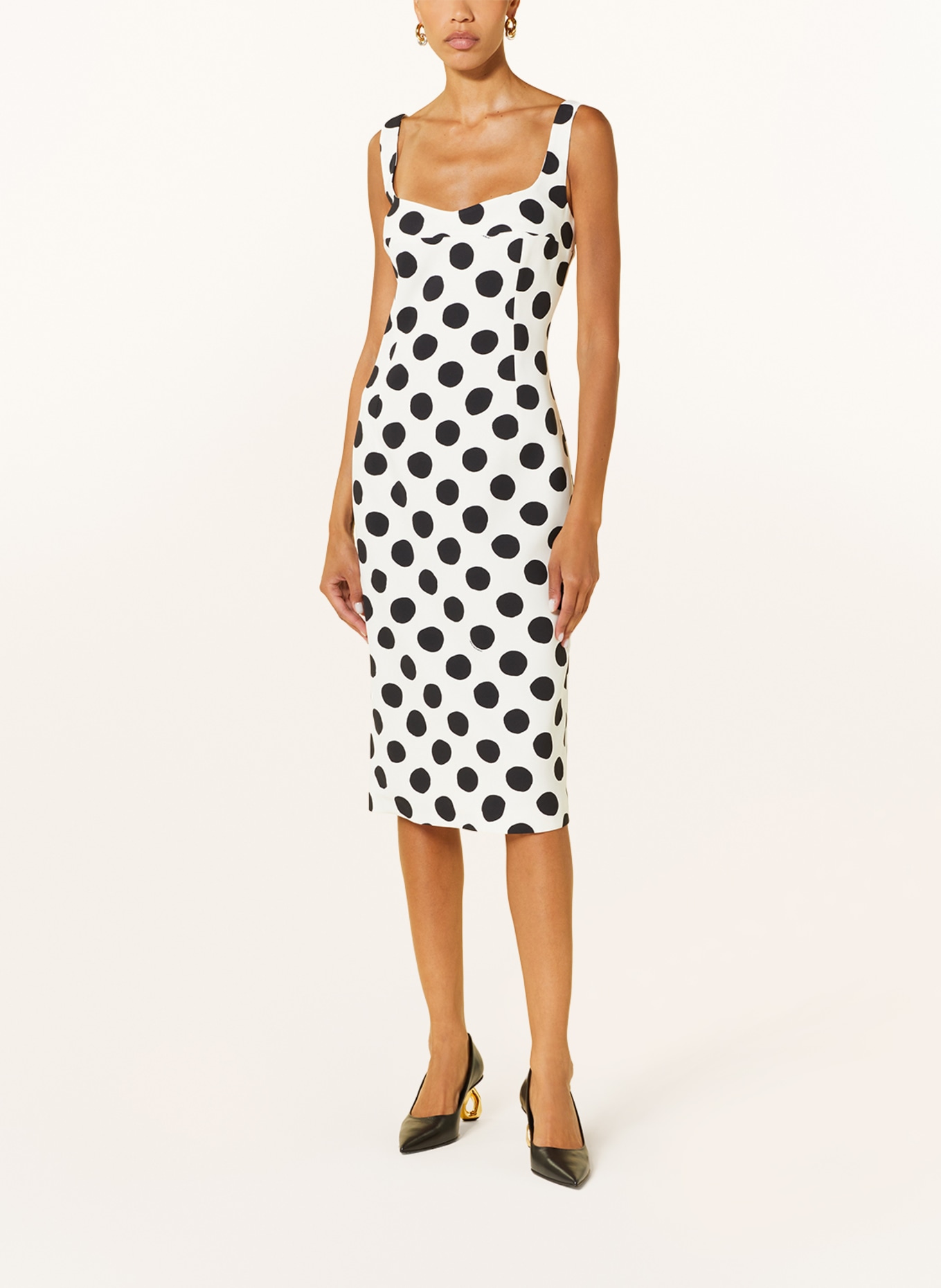 MARNI Dress, Color: WHITE/ BLACK (Image 2)