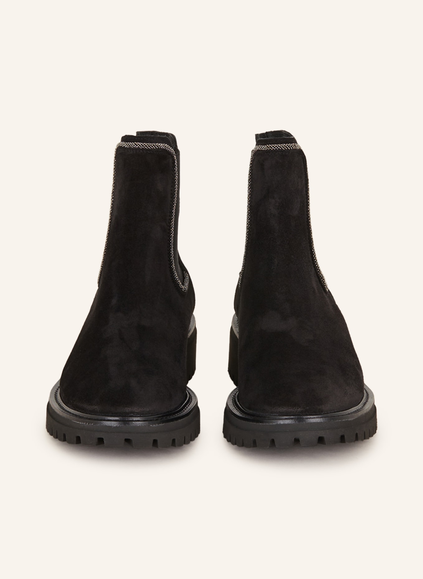 paul green Chelsea boots: BLACK