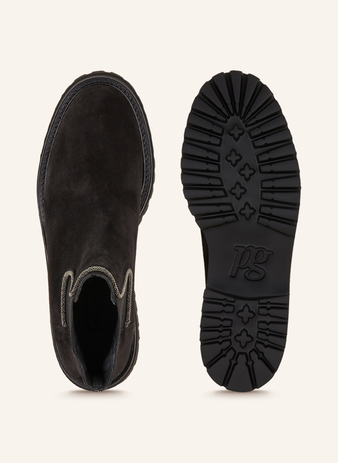 paul green Chelsea boots: BLACK