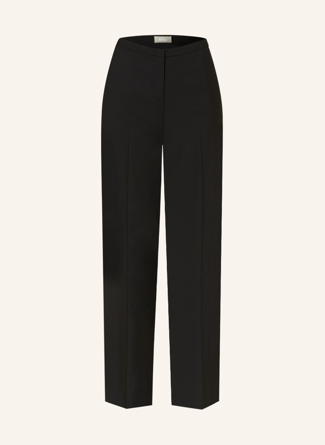 Kiltie Wide leg trousers JUSTIN, Color: BLACK (Image 1)