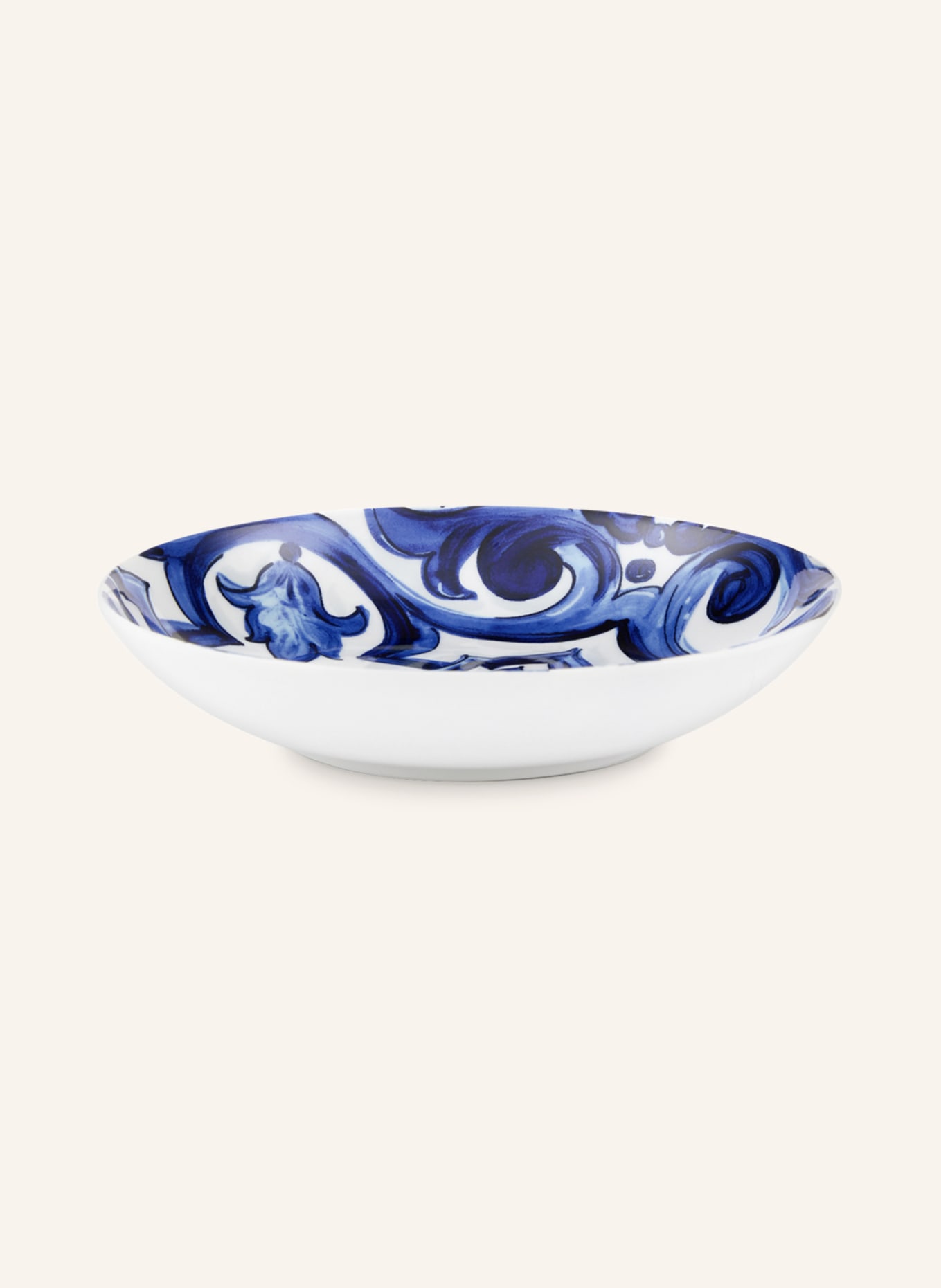 DOLCE & GABBANA CASA 2er-Set Suppenteller, Farbe: WEISS/ BLAU (Bild 3)