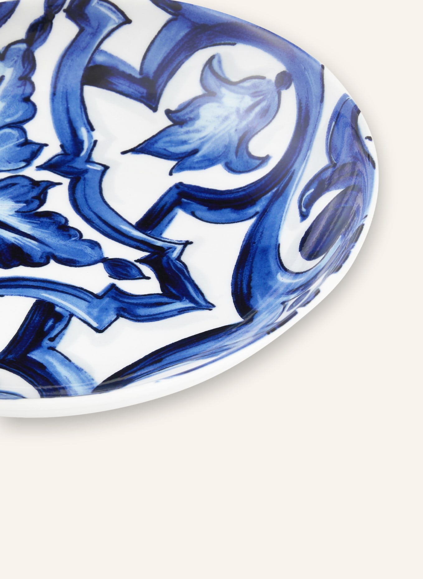 DOLCE & GABBANA CASA Set of 2 soup plates, Color: WHITE/ BLUE (Image 4)