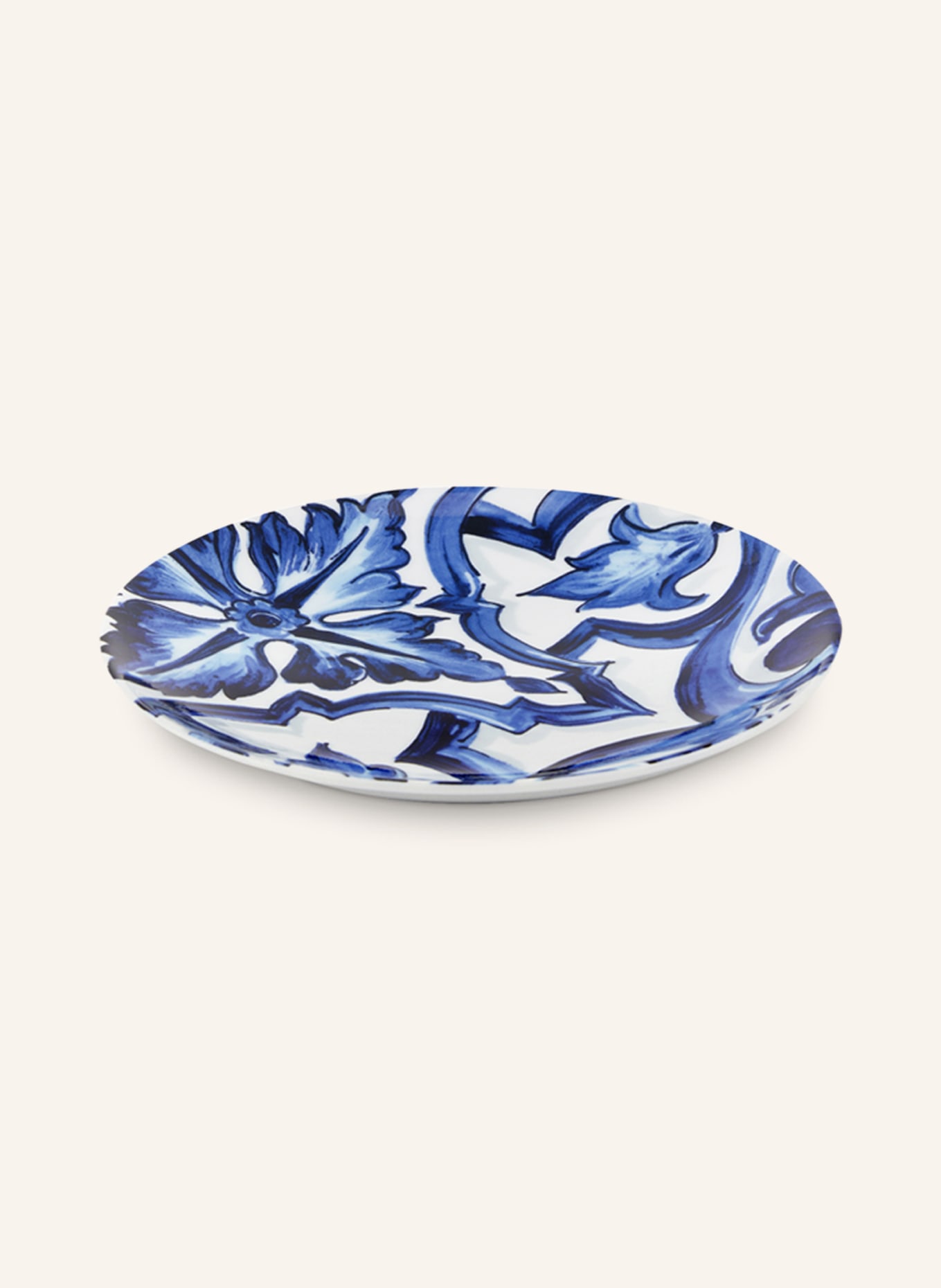 DOLCE & GABBANA CASA Set of 2 dessert plates, Color: WHITE/ BLUE (Image 3)