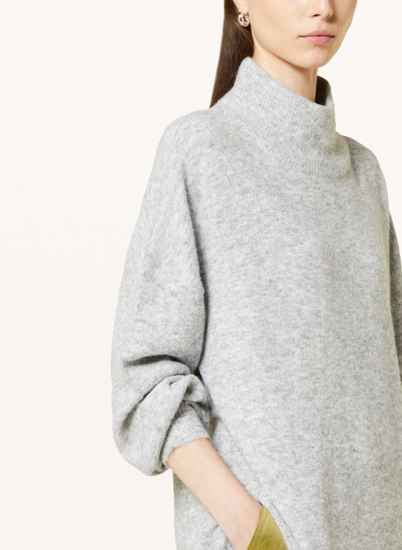 TRUE RELIGION Sweter oversize, Kolor: JASNOCZARY (Obrazek 4)