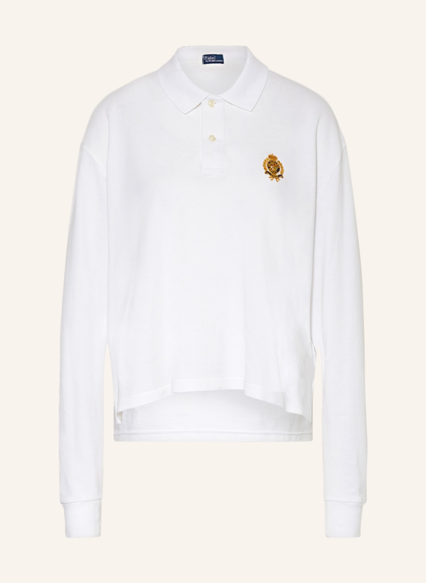 POLO RALPH LAUREN Piqué-Poloshirt, Farbe: WEISS (Bild 1)