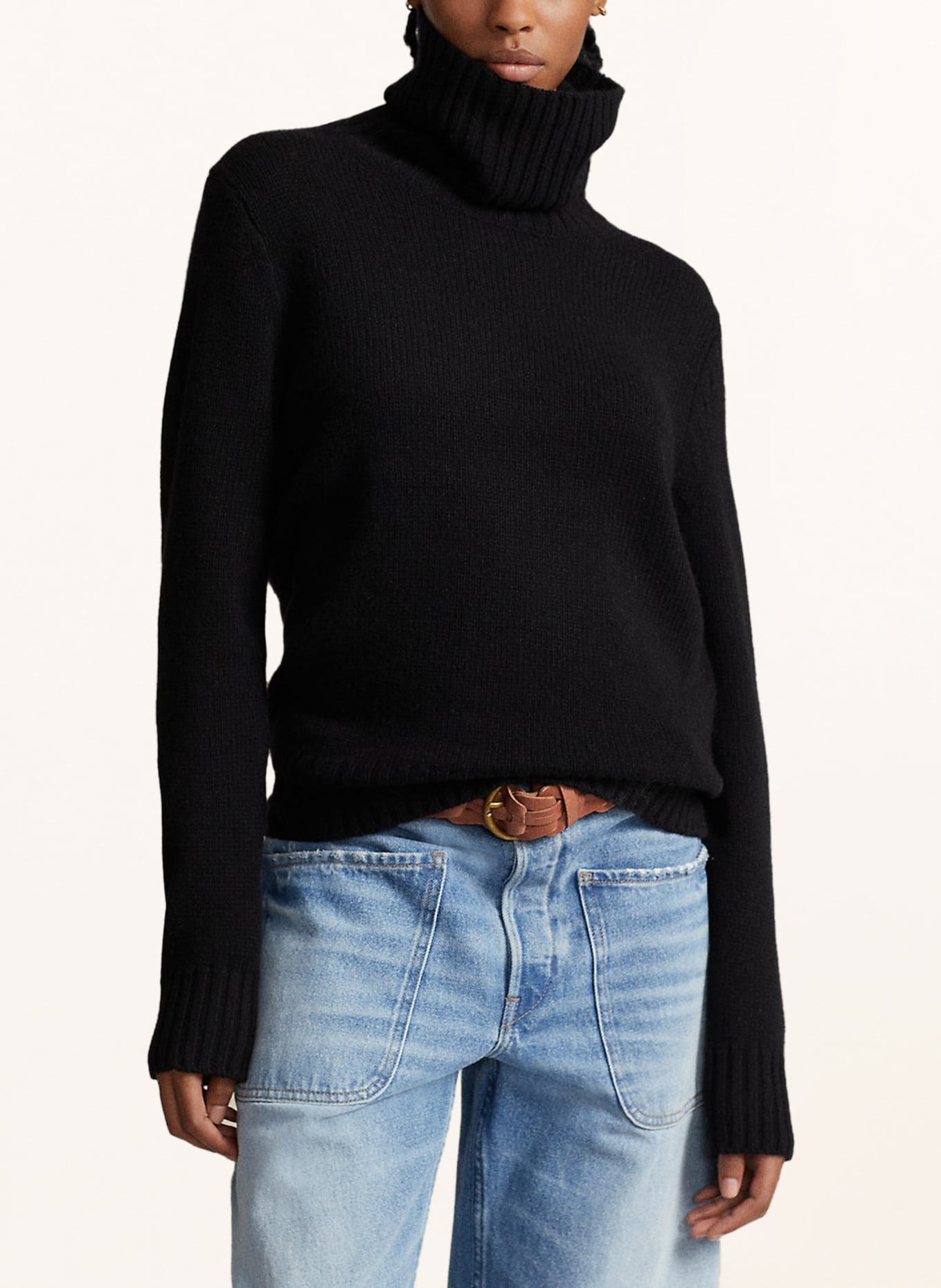 POLO RALPH LAUREN Rollkragenpullover: SCHWARZ