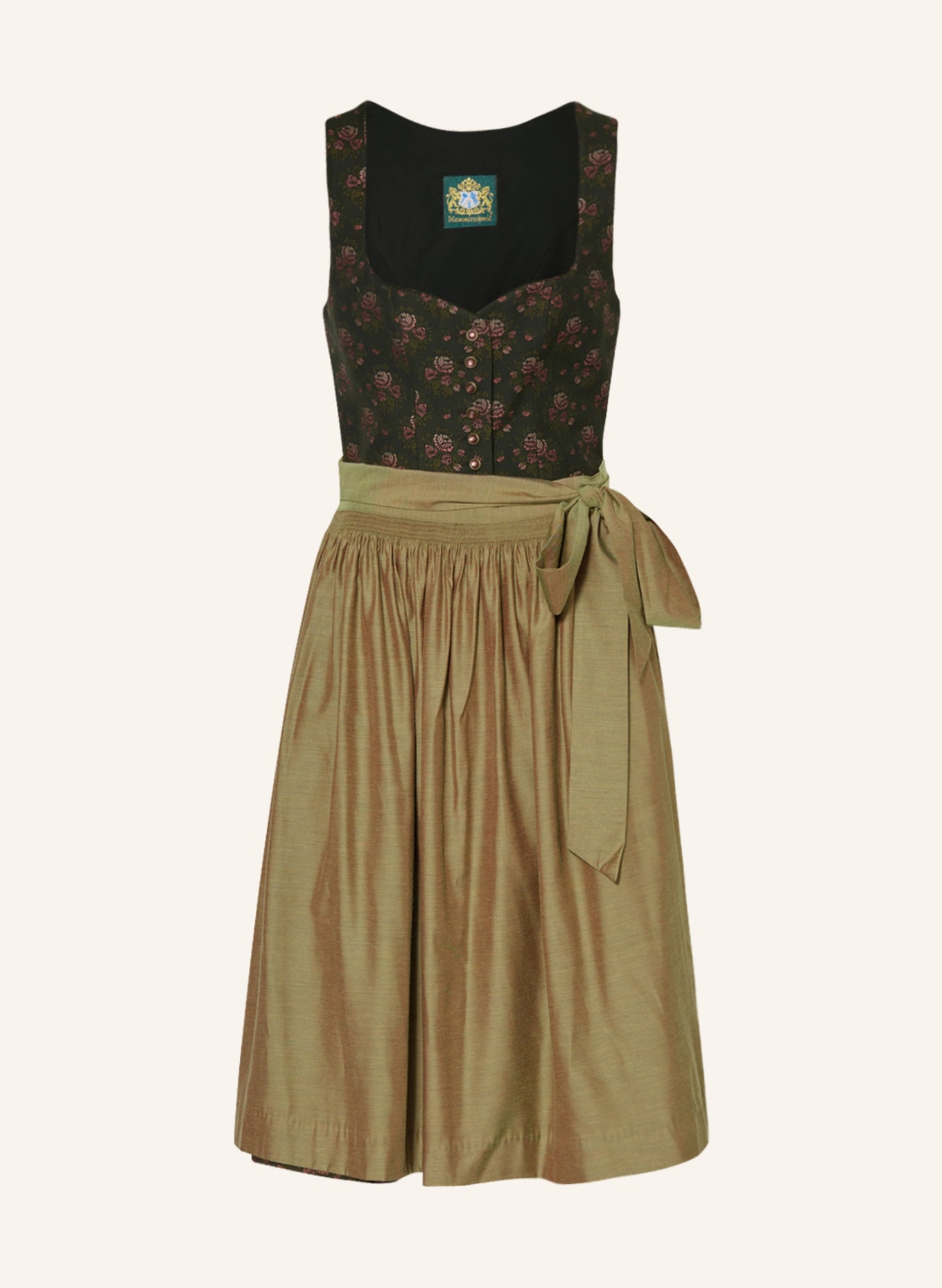 Hammerschmid Sukienka bawarska ROTHSEE, Kolor: ZIELONY/ JASNOZIELONY (Obrazek 1)