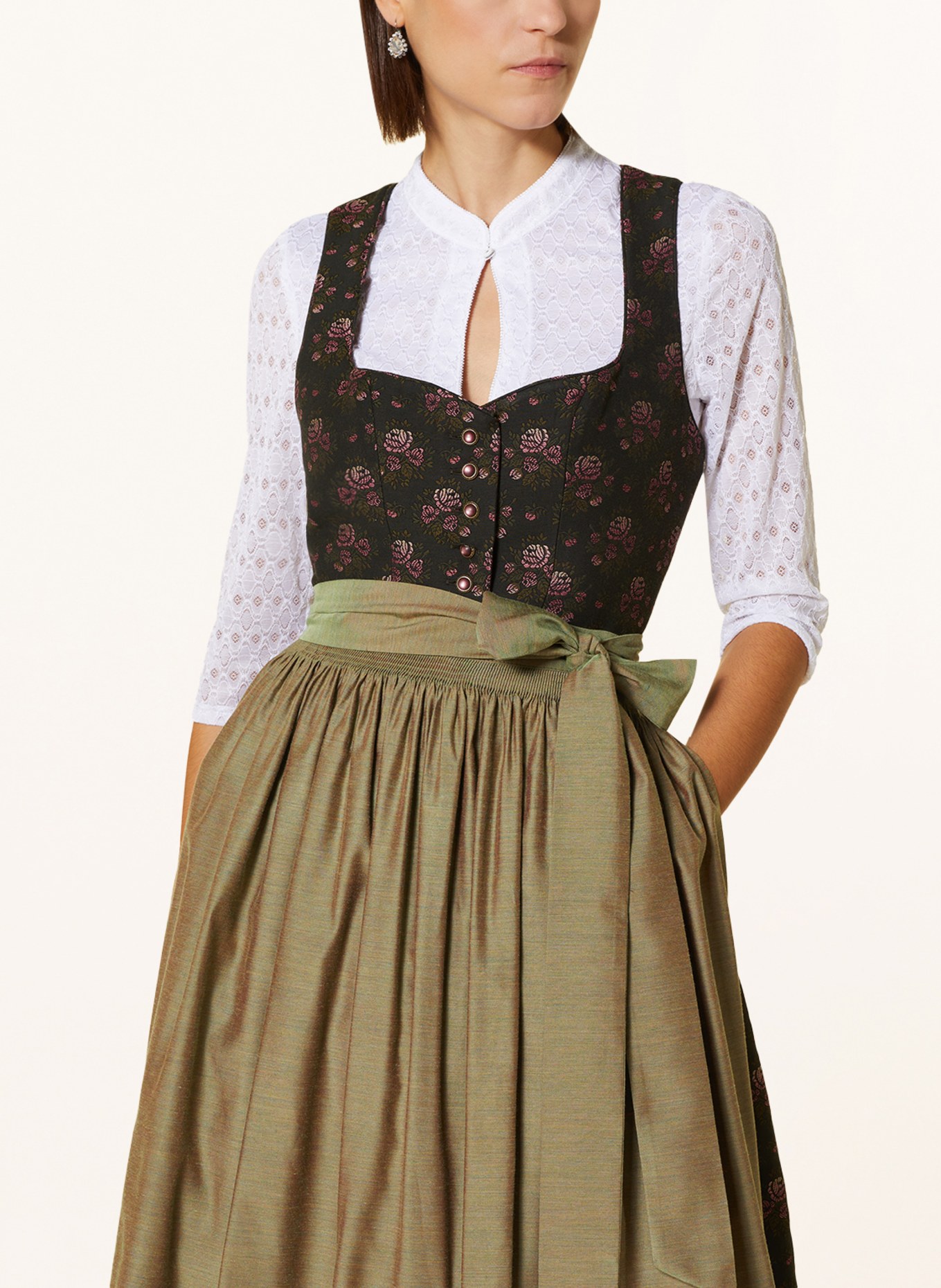 Hammerschmid Sukienka bawarska ROTHSEE, Kolor: ZIELONY/ JASNOZIELONY (Obrazek 4)