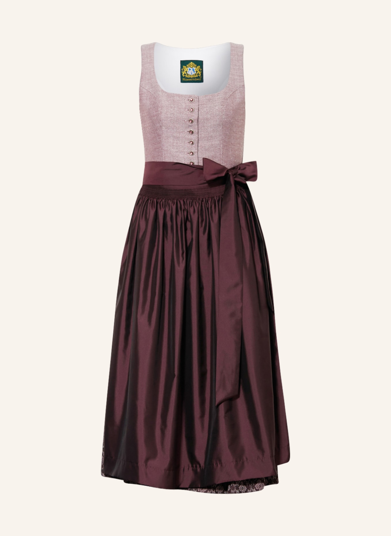 Hammerschmid Sukienka bawarska KOFLERSEE, Kolor: FIOLETOWY/ KREMOWY/ BLADORÓŻOWY (Obrazek 1)
