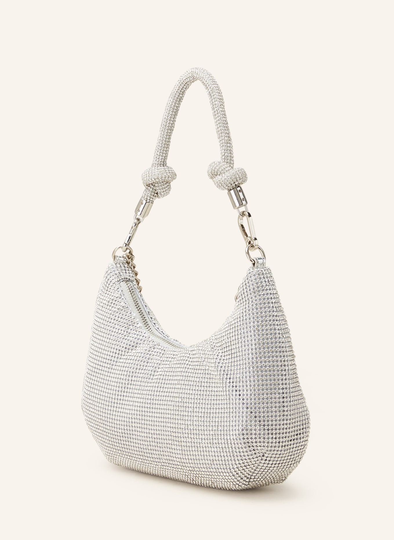 STEVE MADDEN Handbag BKAYA with decorative gems in silver