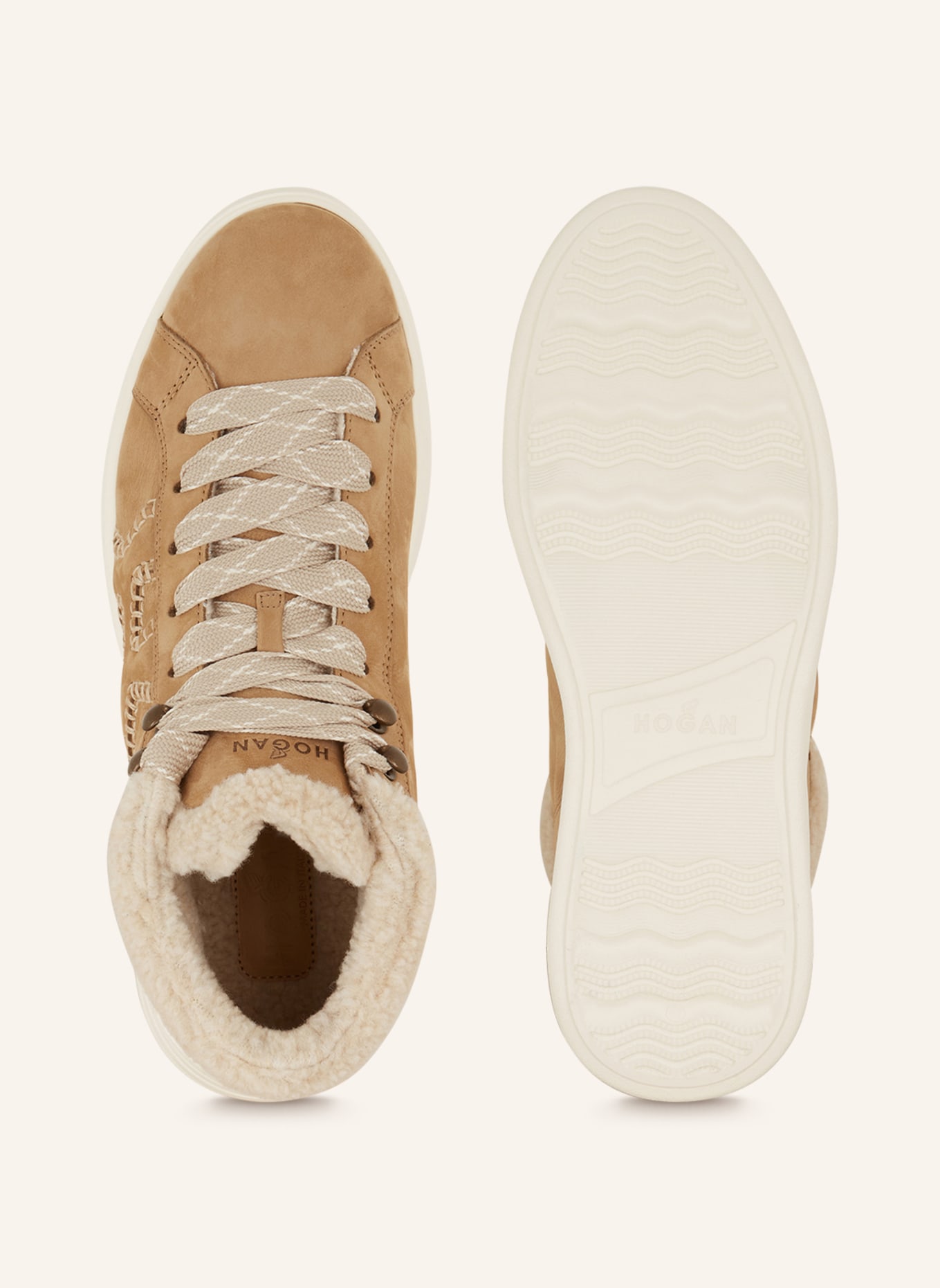 HOGAN Hightop-Sneaker REBEL H562, Farbe: BEIGE (Bild 5)