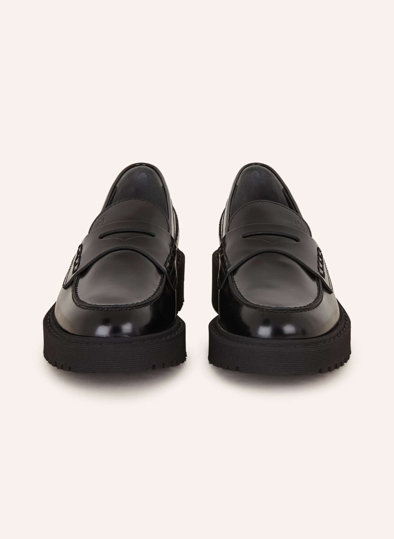 HOGAN Penny loafers H543, Color: BLACK (Image 3)
