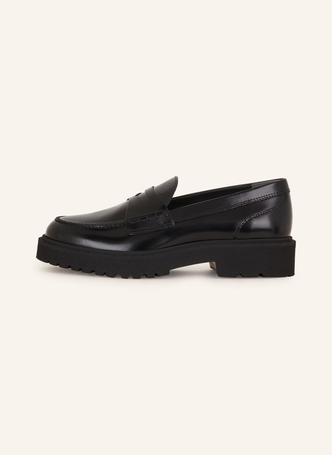 HOGAN Penny loafers H543, Color: BLACK (Image 4)